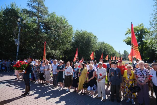 В регионе вспоминают жертв бомбардировки Сталинграда