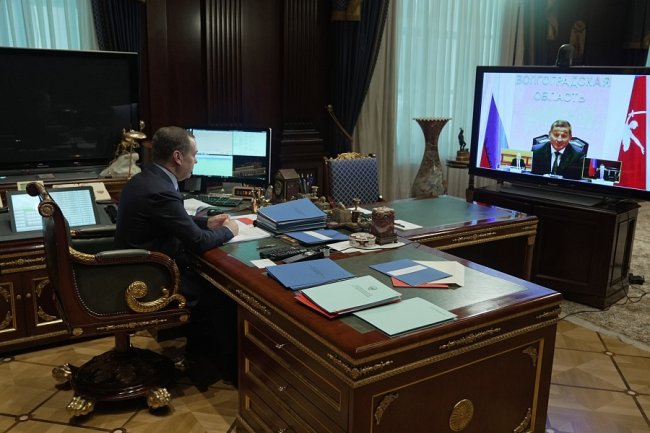 Дмитрий Медведев провел рабочую встречу с Андреем Бочаровым