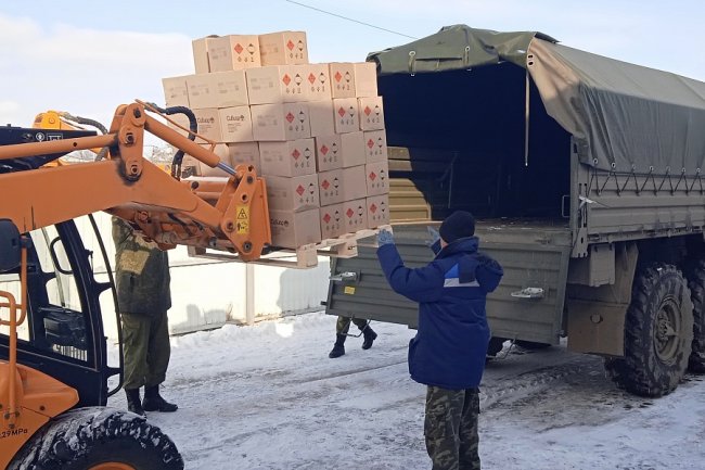 Волгоградская область отправила партию строительного спецоборудования в зону СВО