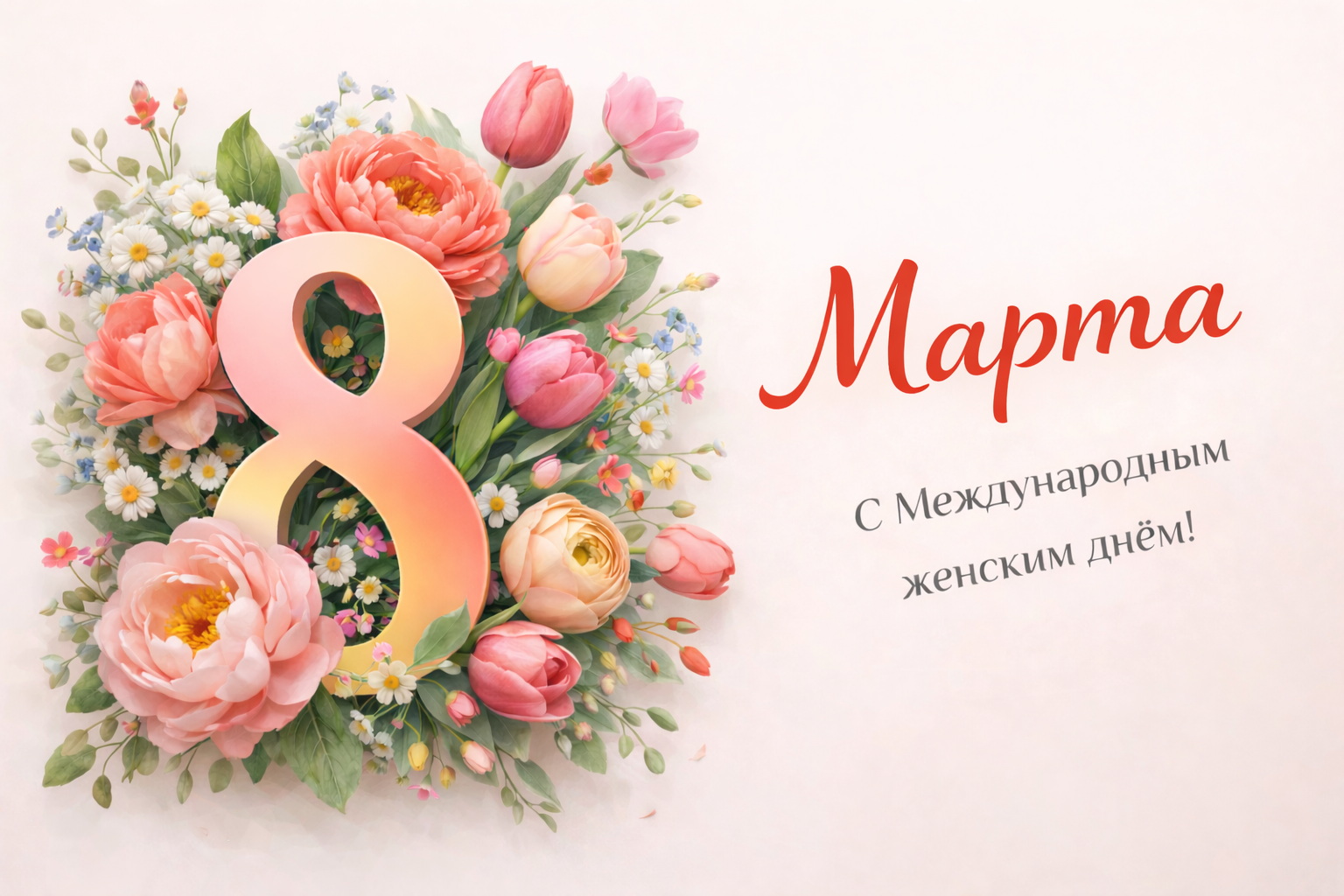 8 Марта – Международный женский день!